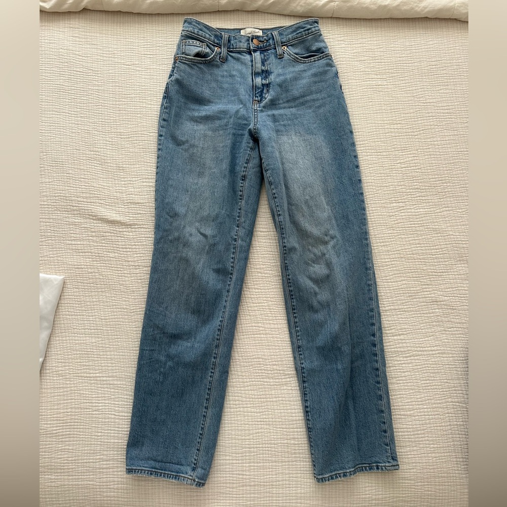 Vintage fit straight leg jeans